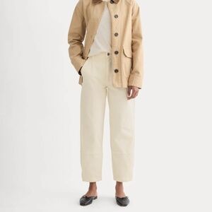 EVERLANE THE UTILITY BARREL PANT in Bone